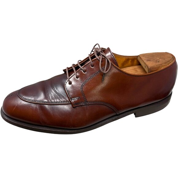 Retro Cole Haan Brown Leather Split Toe Made in the USA Derby - Picture 5 of 10
